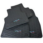 Floor Mats Set with Trunk Mat for Lamborghini Urus with Black Leather - AutoWin