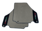 Floor Mats For Ferrari 360 Modena 1999-2005 Gray With Alcantara Leather - AutoWin
