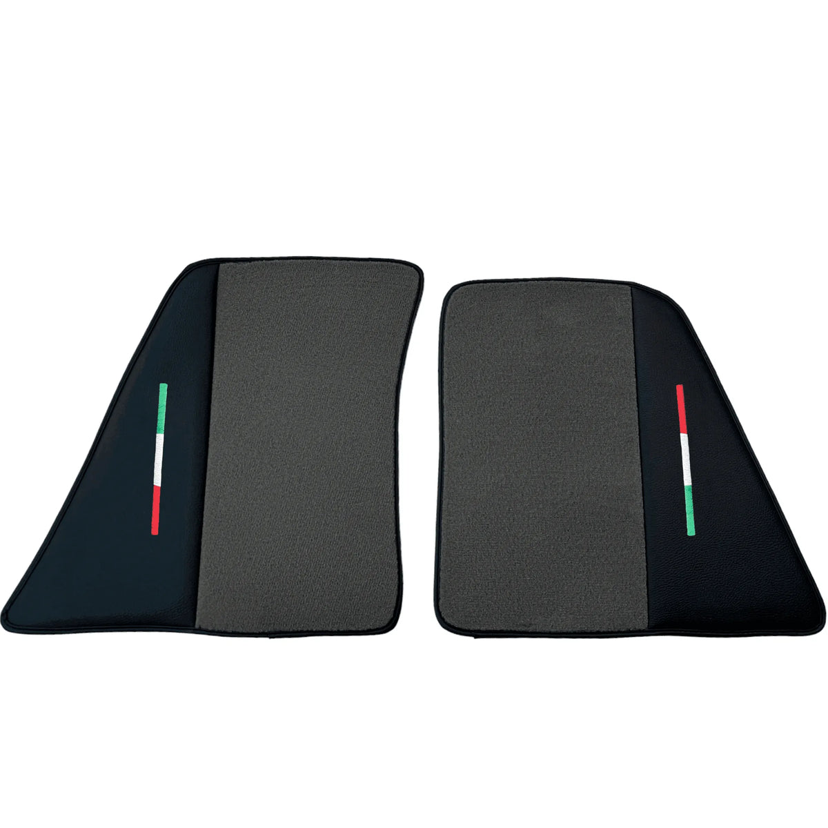 Gray Floor Mats for Ferrari 296 GTB (2022-2027) with Leather
