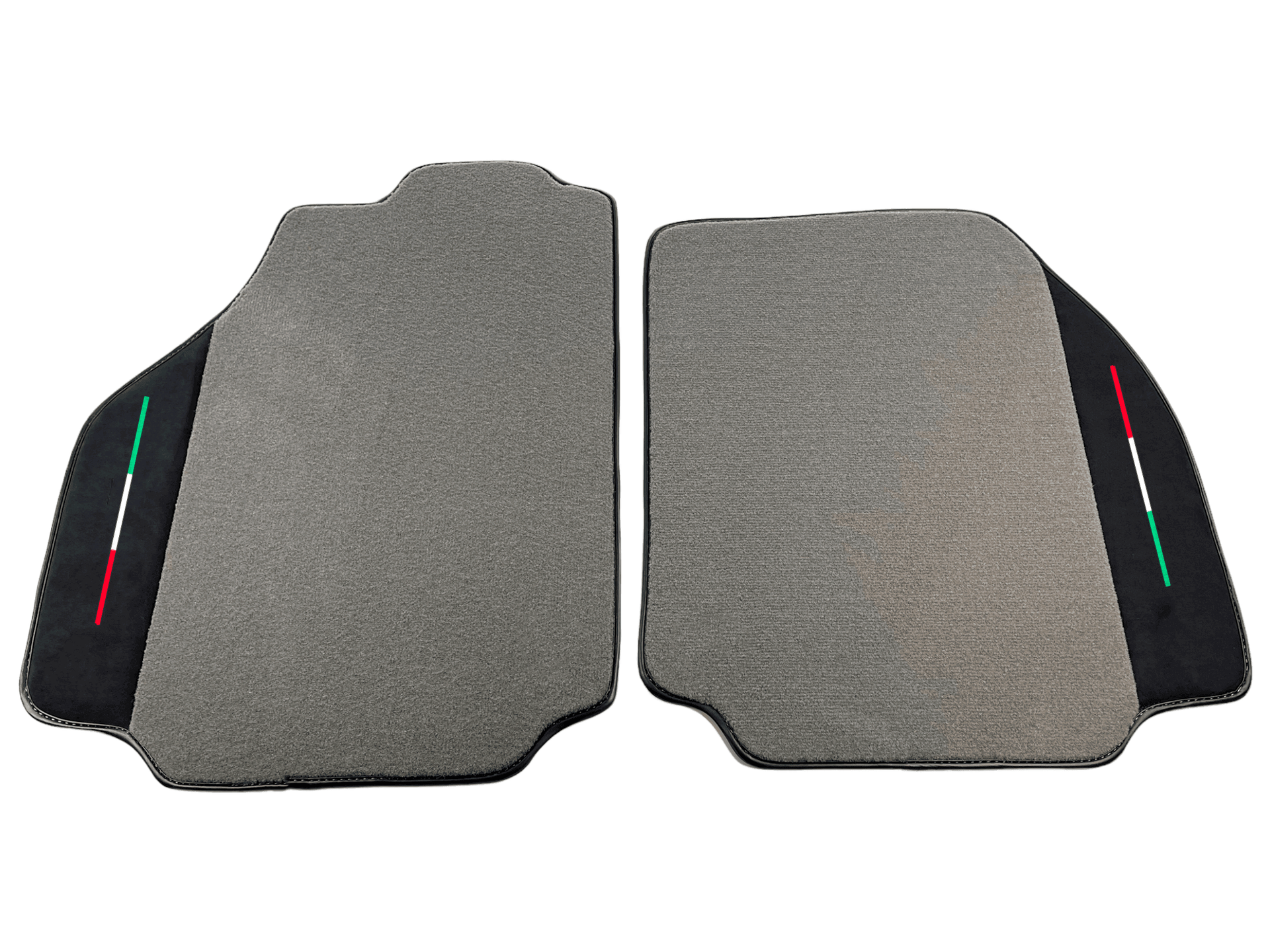 Gray Floor Mats For Ferrari 488 Pista Spider 2019-2021 With Alcantara Leather