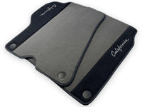 Gray Floor Mats For Ferrari California 2008-2014 With Alcantara - AutoWin