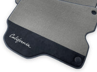 Gray Floor Mats For Ferrari California 2008-2014 With Alcantara - AutoWin