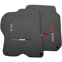 Gray Floor Mats For Ferrari GTC4 Lusso (2016-2023) Italian Edition - AutoWin