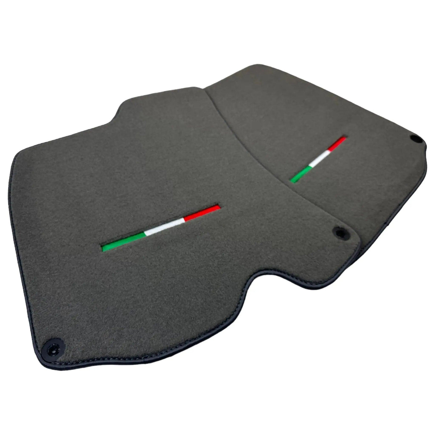 Gray Floor Mats For Ferrari Portofino (2018-2023) Italian Edition - AutoWin