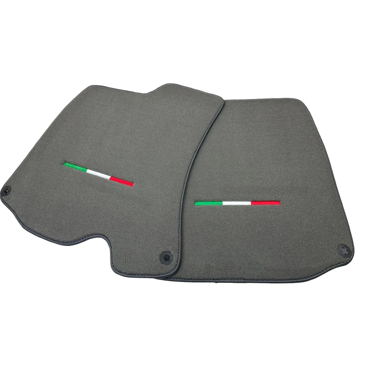 Gray Floor Mats For Ferrari Roma (2021-2027) Italian Edition - AutoWin