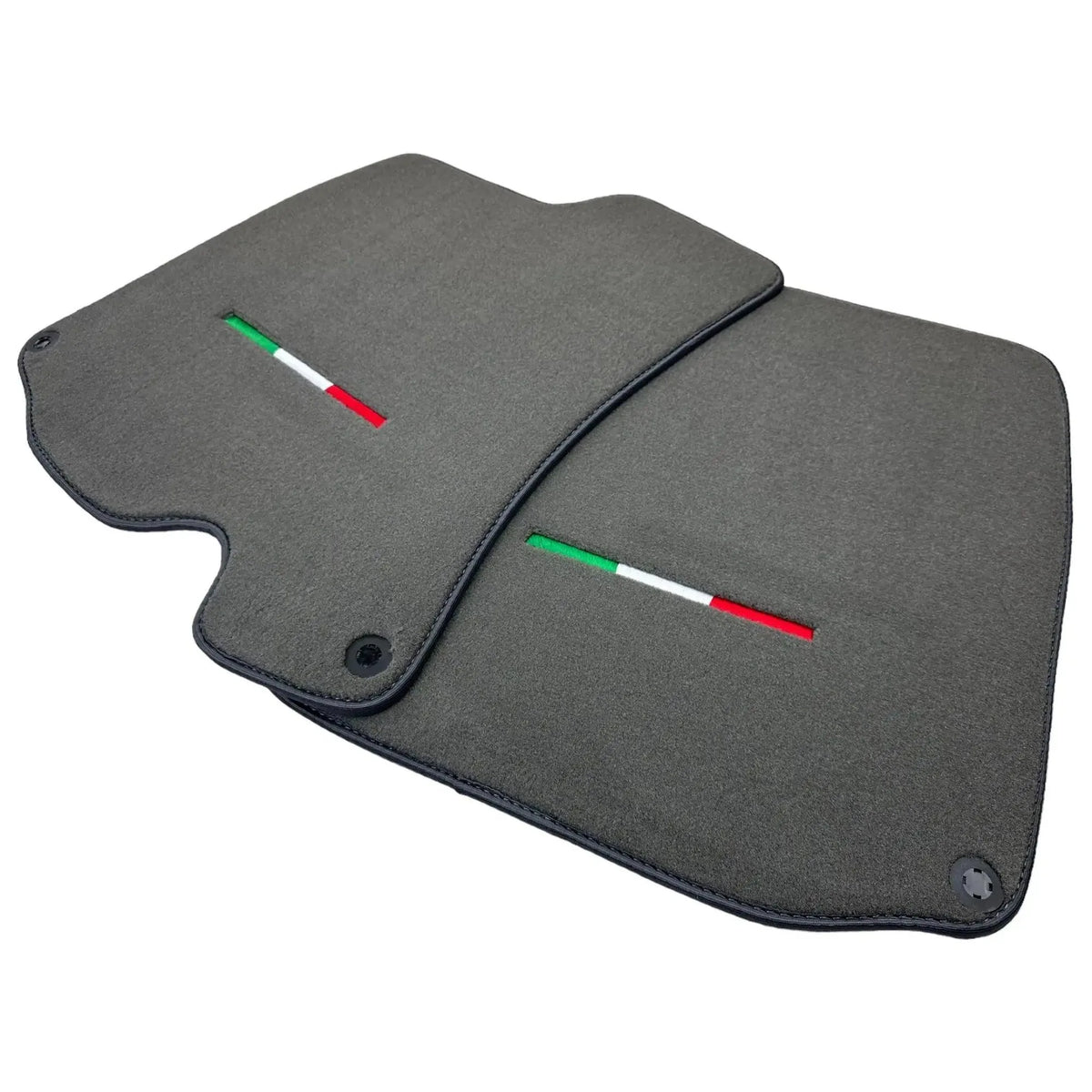 Gray Floor Mats For Ferrari Roma (2021-2027) Italian Edition - AutoWin