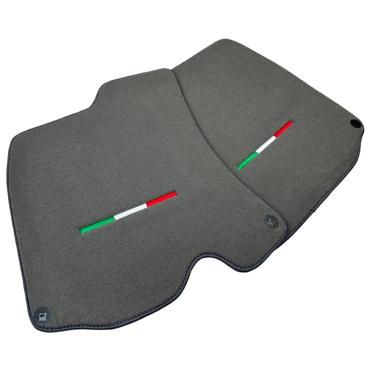 Gray Floor Mats For Ferrari Roma (2021-2027) Italian Edition - AutoWin