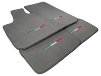 Gray Floor Mats For Maserati Coupé (2001-2007) Italy Edition - AutoWin