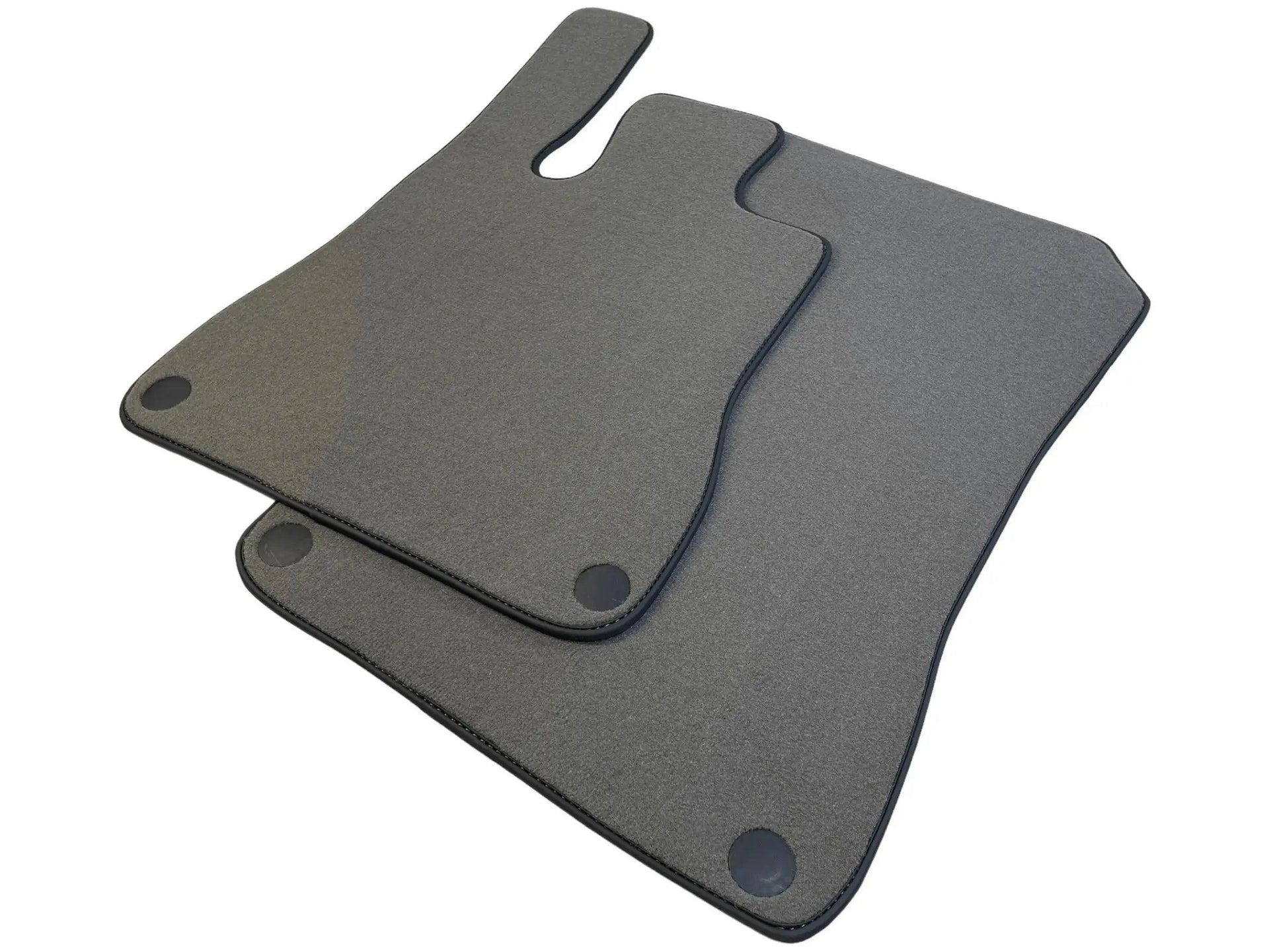 Gray Floor Mats For Mercedes-Benz R171 (2004-2011) Black Trim - AutoWin