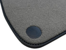 Gray Floor Mats For Mercedes-Benz SLK R170 (2000-2004) Black Trim - AutoWin
