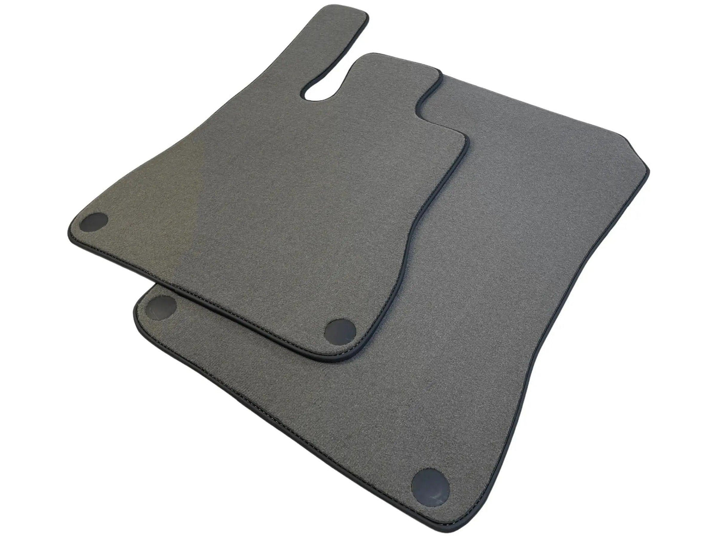 Gray Floor Mats For Mercedes-Benz SLK R170 (2000-2004) Black Trim - AutoWin