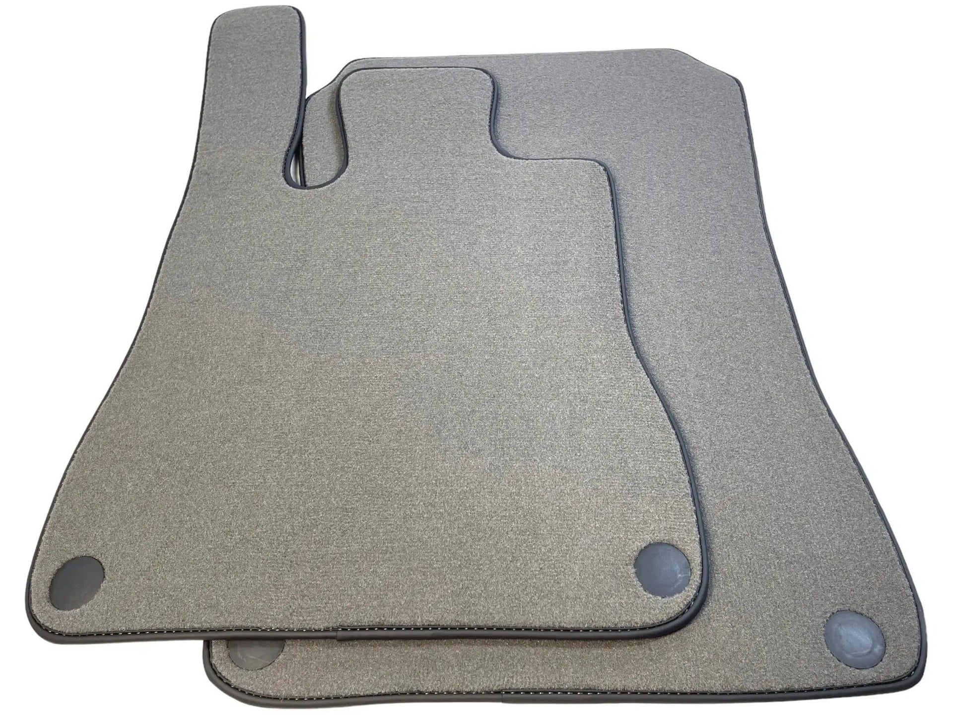 Gray Floor Mats For Mercedes-Benz SLK R170 (2000-2004) Black Trim - AutoWin