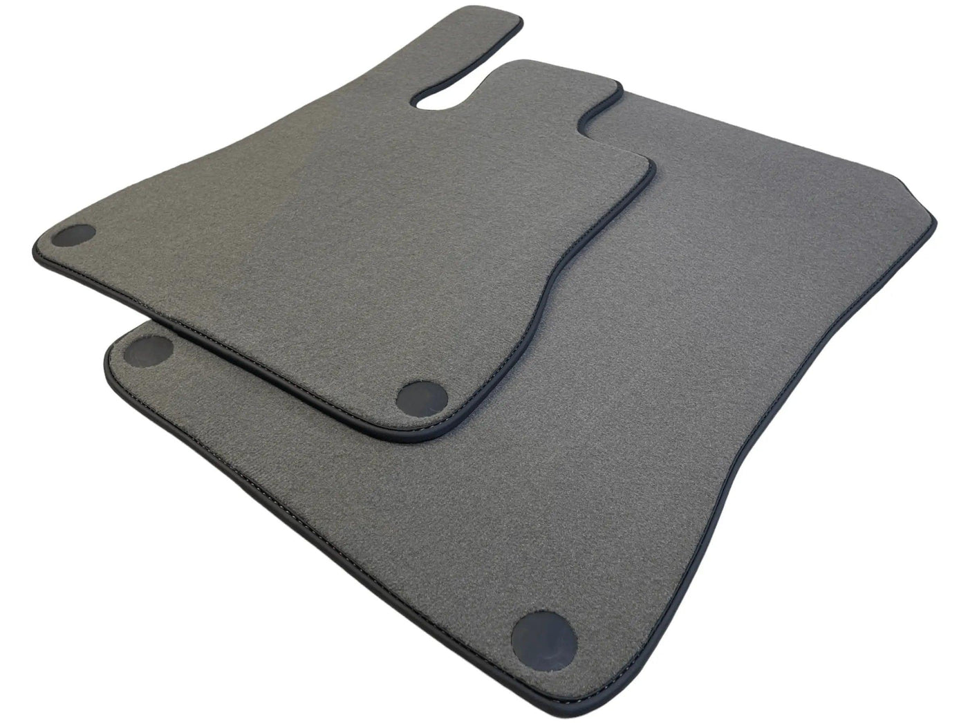 Gray Floor Mats For Mercedes-Benz SLK R172 (2011-2023) Black Trim - AutoWin
