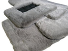 Gray Sheepskin Floor Mats For Bentley Bentayga Er56 Design Brand - AutoWin