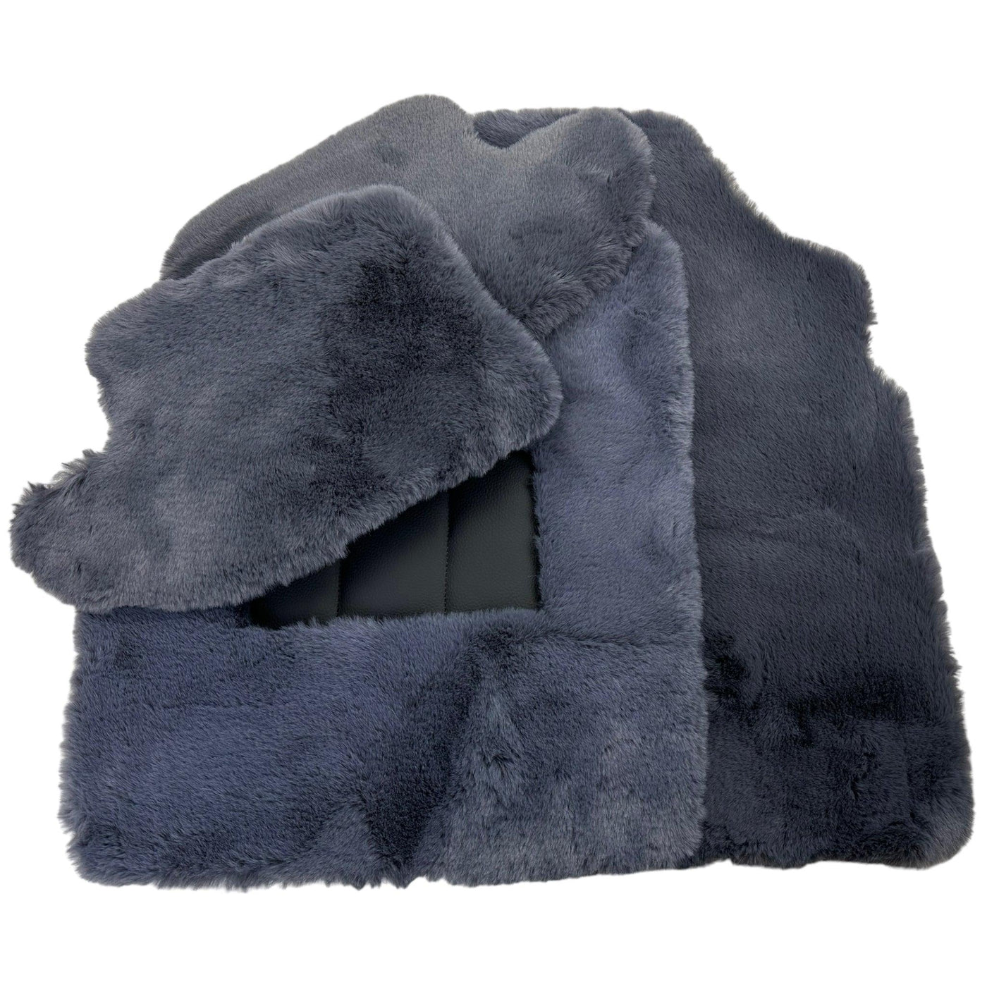 Gray Sheepskin Floor Mats For Bentley Continental GT (2011–2018) Er56 Design - AutoWin