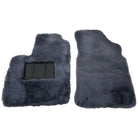 Gray Sheepskin Floor Mats For Bentley Continental GTC (2018-2023) ER56 Design - AutoWin
