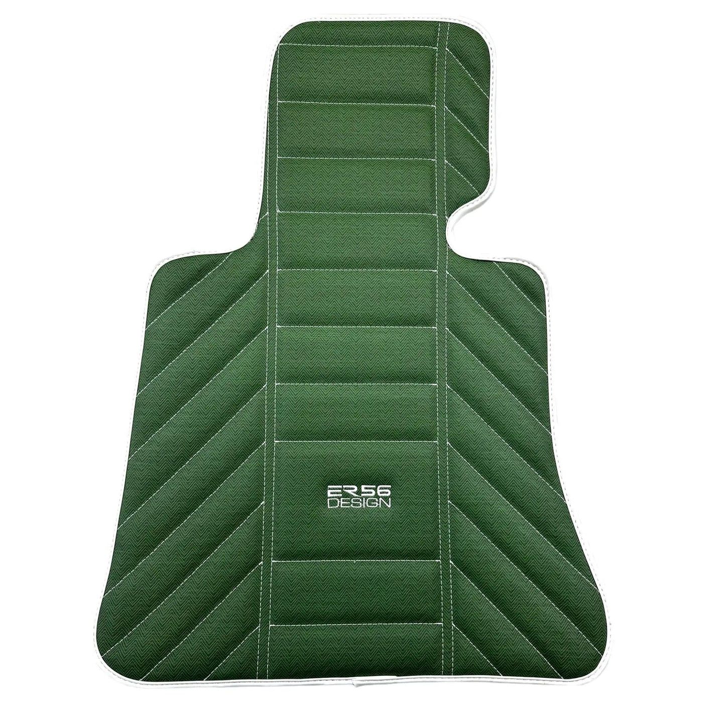 Green Leather Floor Mats For Rolls Royce Black Badge Dawn Rr6 2016-2023 - AutoWin