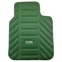 Green Leather Floor Mats For Rolls Royce Black Badge Ghost Series II (2021-2024)