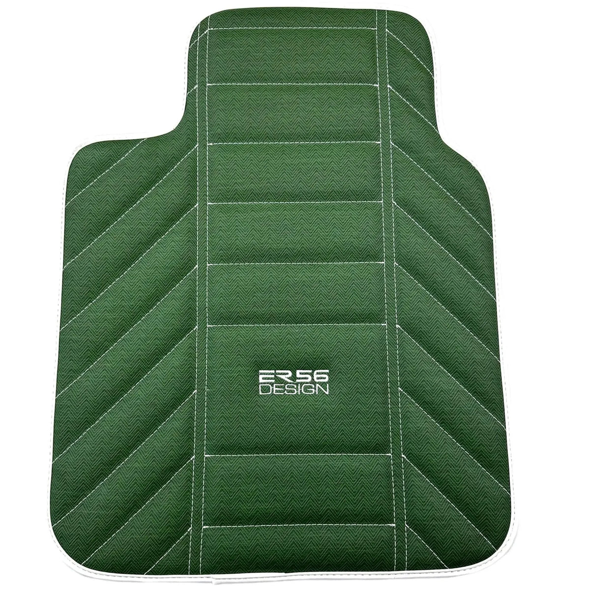 Green Leather Floor Mats For Rolls Royce Black Badge Ghost Series II (2021-2024)