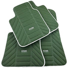 Green Leather Floor Mats For Rolls Royce Shadow 1965-1977 - AutoWin