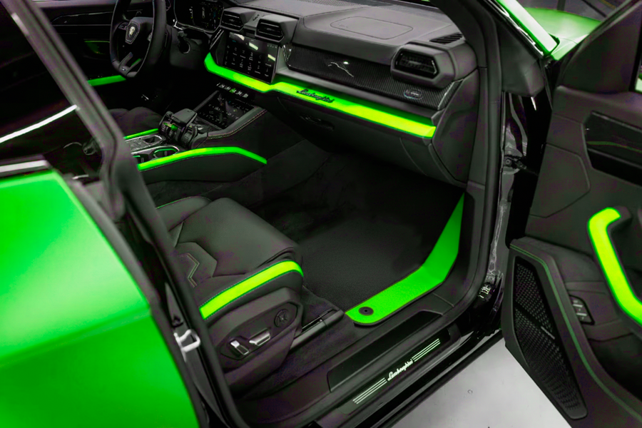 Tappetini per auto Neri Su Misura per Lamborghini Urus con