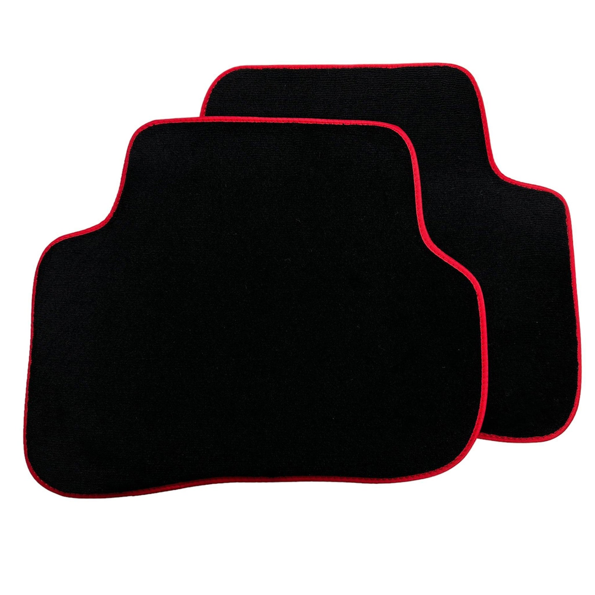 Black Floor Mats For Mercedes Benz C-Class W203 (2000-2007) ER56 Design - AutoWin