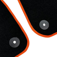 Black Floor Mats For Lamborghini Urus With Alcantara Leather - AutoWin