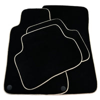 Black Floor Mats For Mercedes Benz C-Class W203 (2000-2007) - AutoWin