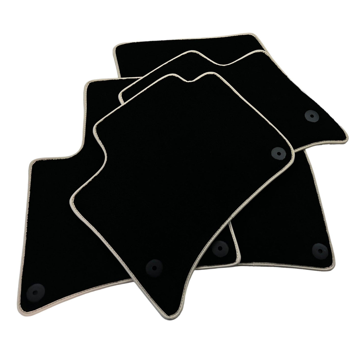 Black Floor Mats for Porsche Cayenne (2010-2018) - AutoWin