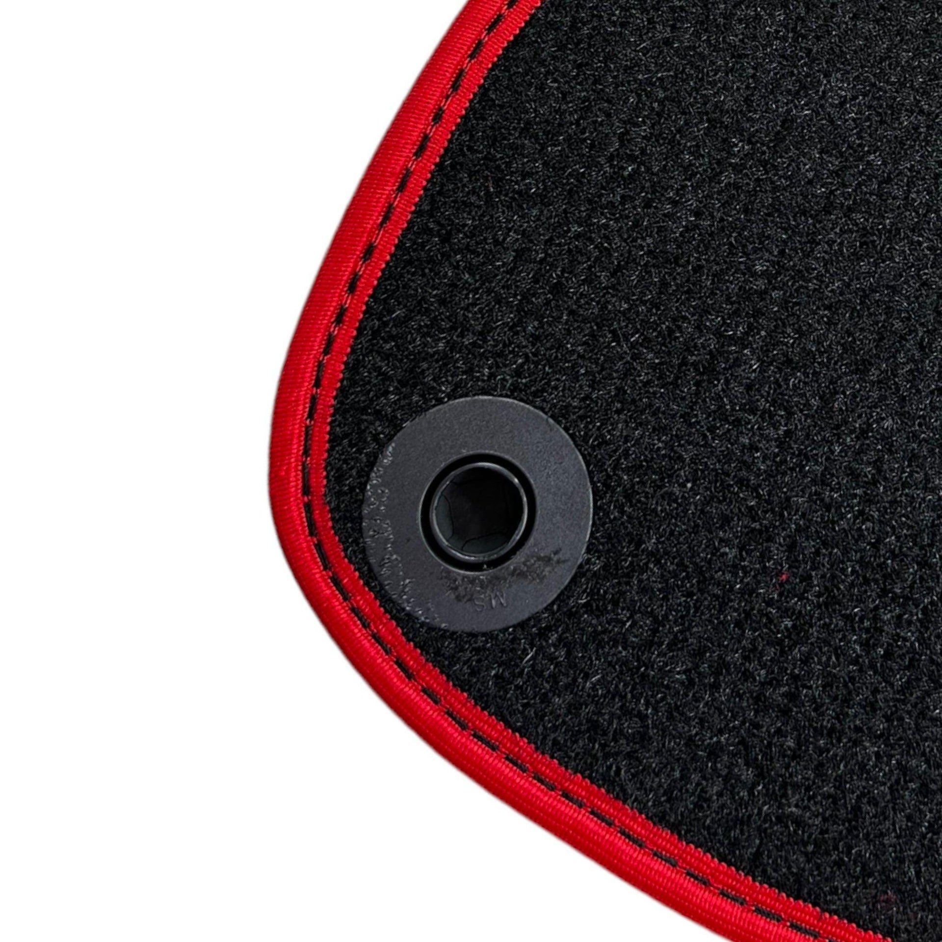 Black Floor Mats For Mercedes Benz C-Class W203 (2000-2007) ER56 Design - AutoWin