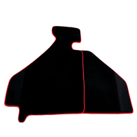 Black Floor Mats For Ferrari F355 1994-1999 With Alcantara Leather - AutoWin