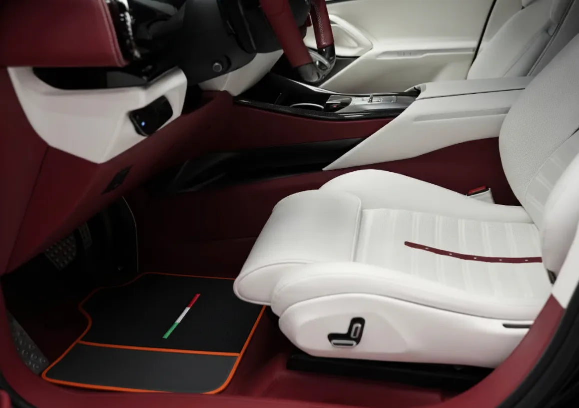 Interior look of floor mats for Ferrari Purosangue (2023-2027)