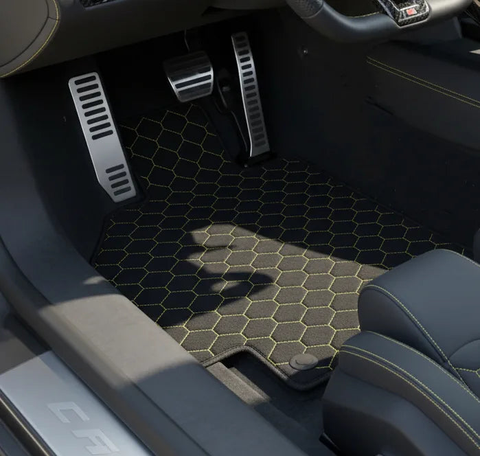 Interior look of floor mats for Lamborghini Countach (1974–1990)