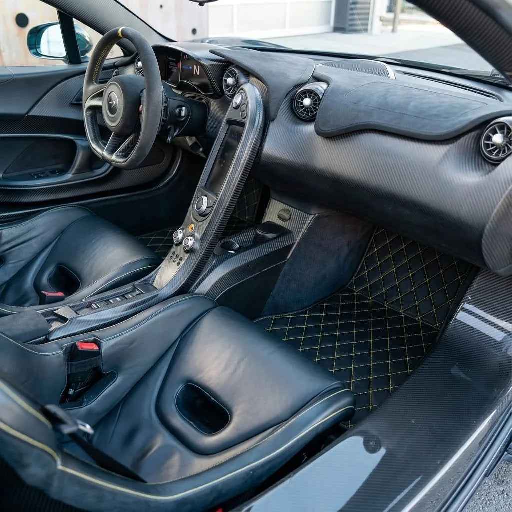 Interior look of floor mats for McLaren P1 (2013-2015)