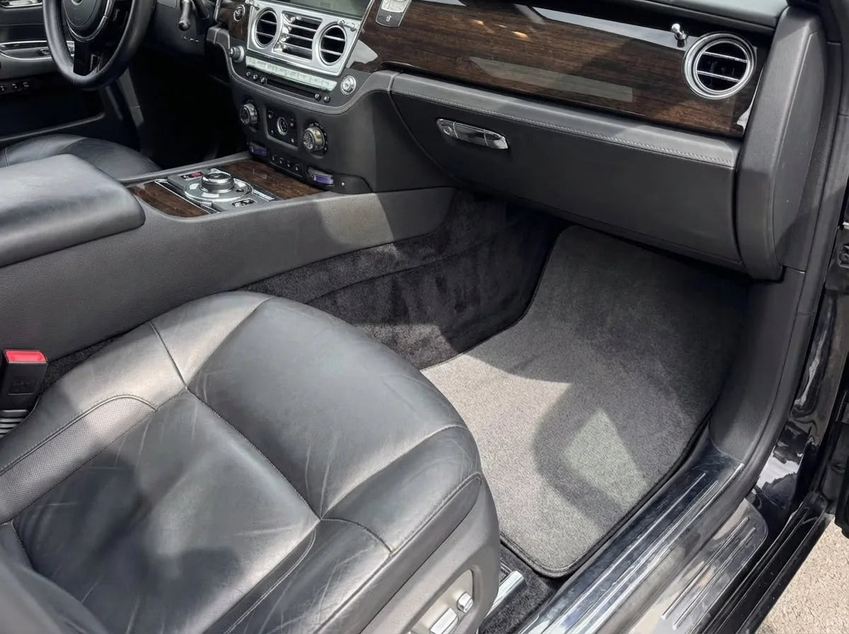 Interior look of floor mats for Rolls Royce Ghost Series II (2021-2024) Gray