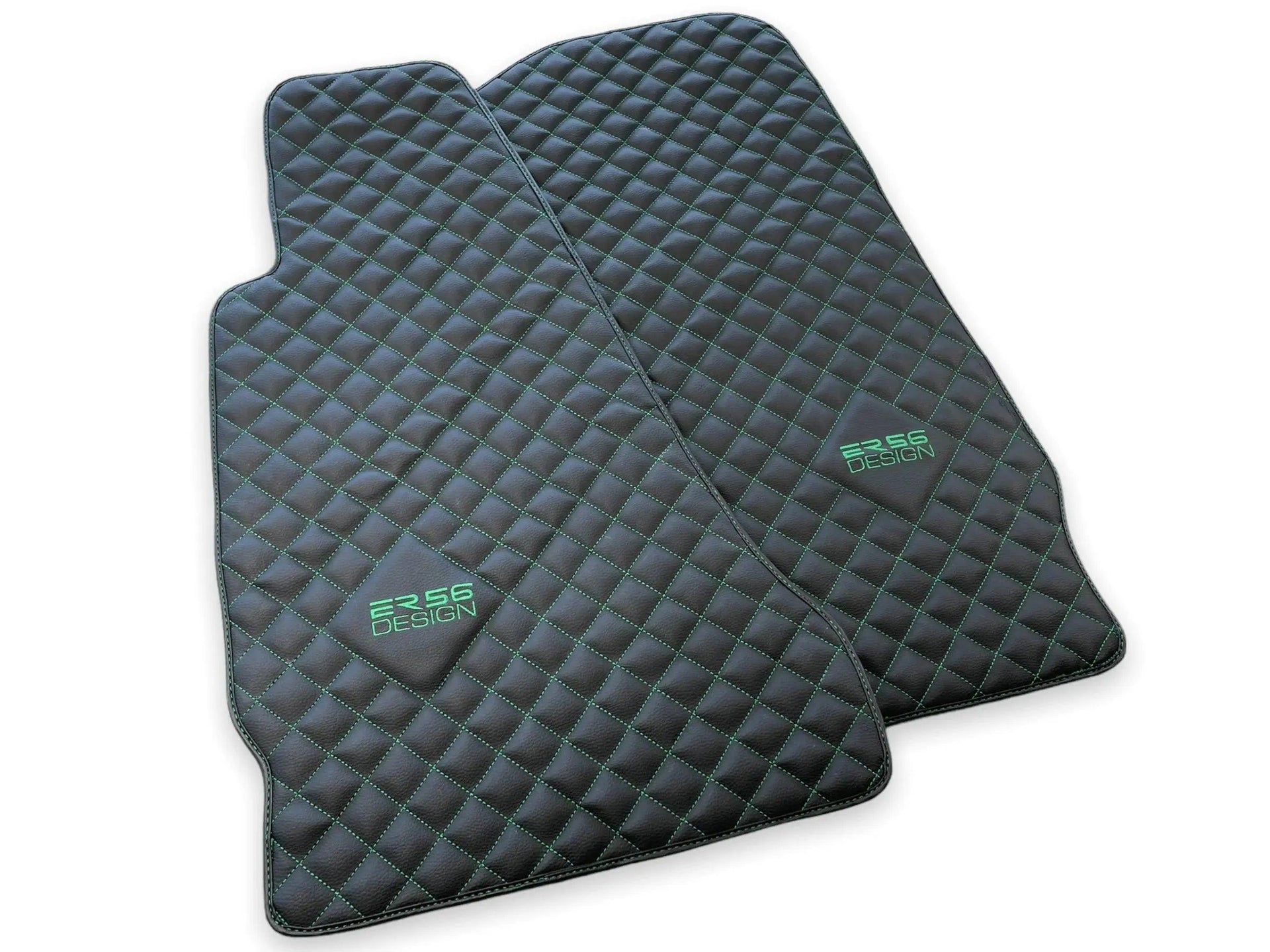 Leather Floor Mats For Aston Martin DBX (2020– 2023) ER56 Design - AutoWin
