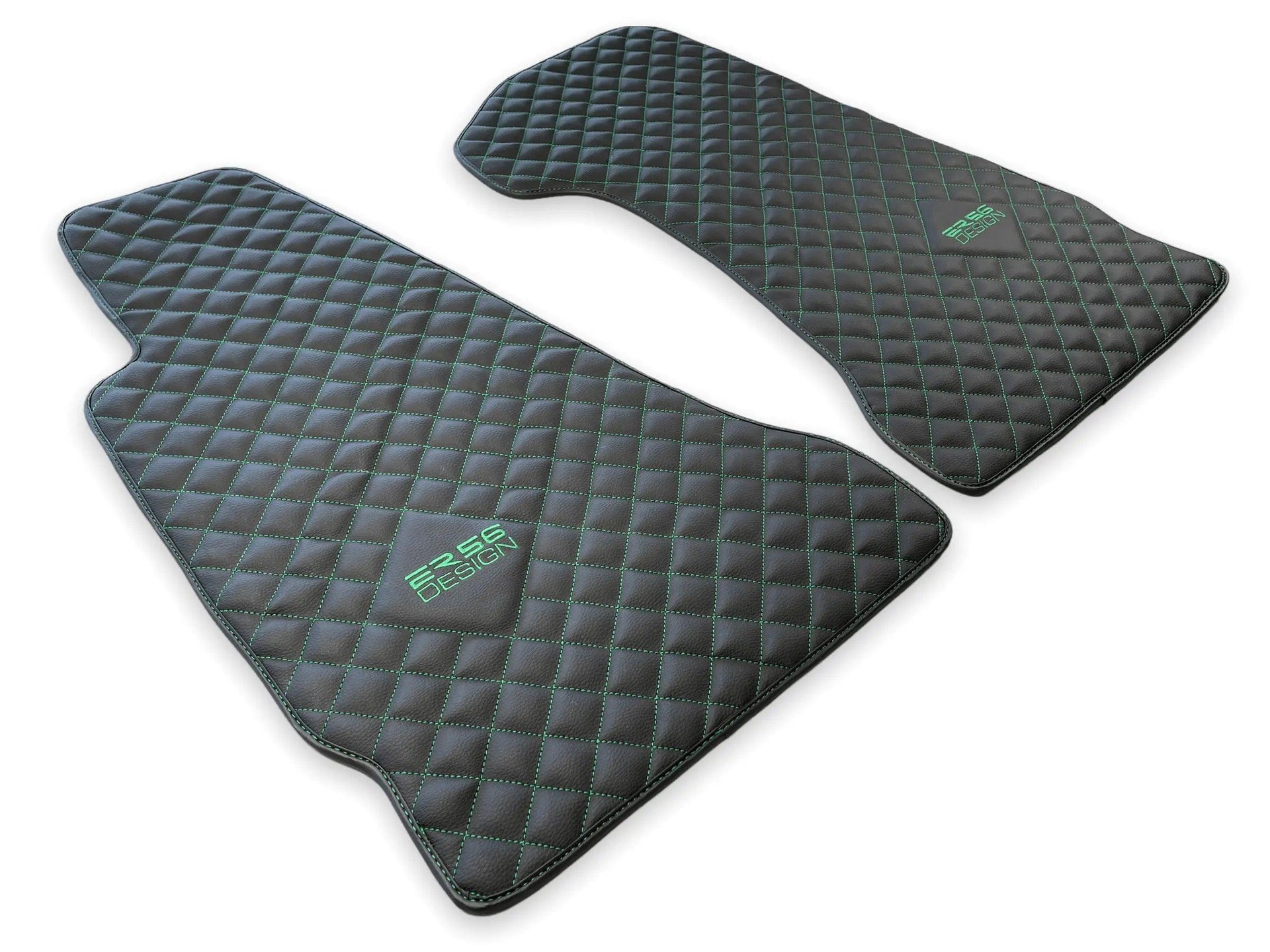 Leather Floor Mats For Aston Martin Vanquish (2012–2018) ER56 Design - AutoWin
