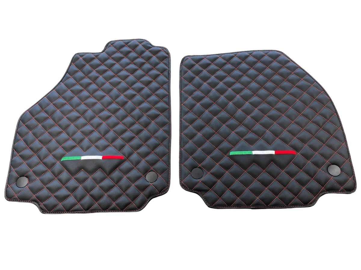 Leather Floor Mats For Ferrari 458 GT2 2012-2015 Black