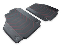 Leather Floor Mats for Ferrari 458 GT2 2012-2015 with Carbon Fiber