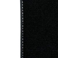 Leather Floor Mats for Ferrari 458 Speciale (2012-2015) with White Sewing ER56 Design - AutoWin