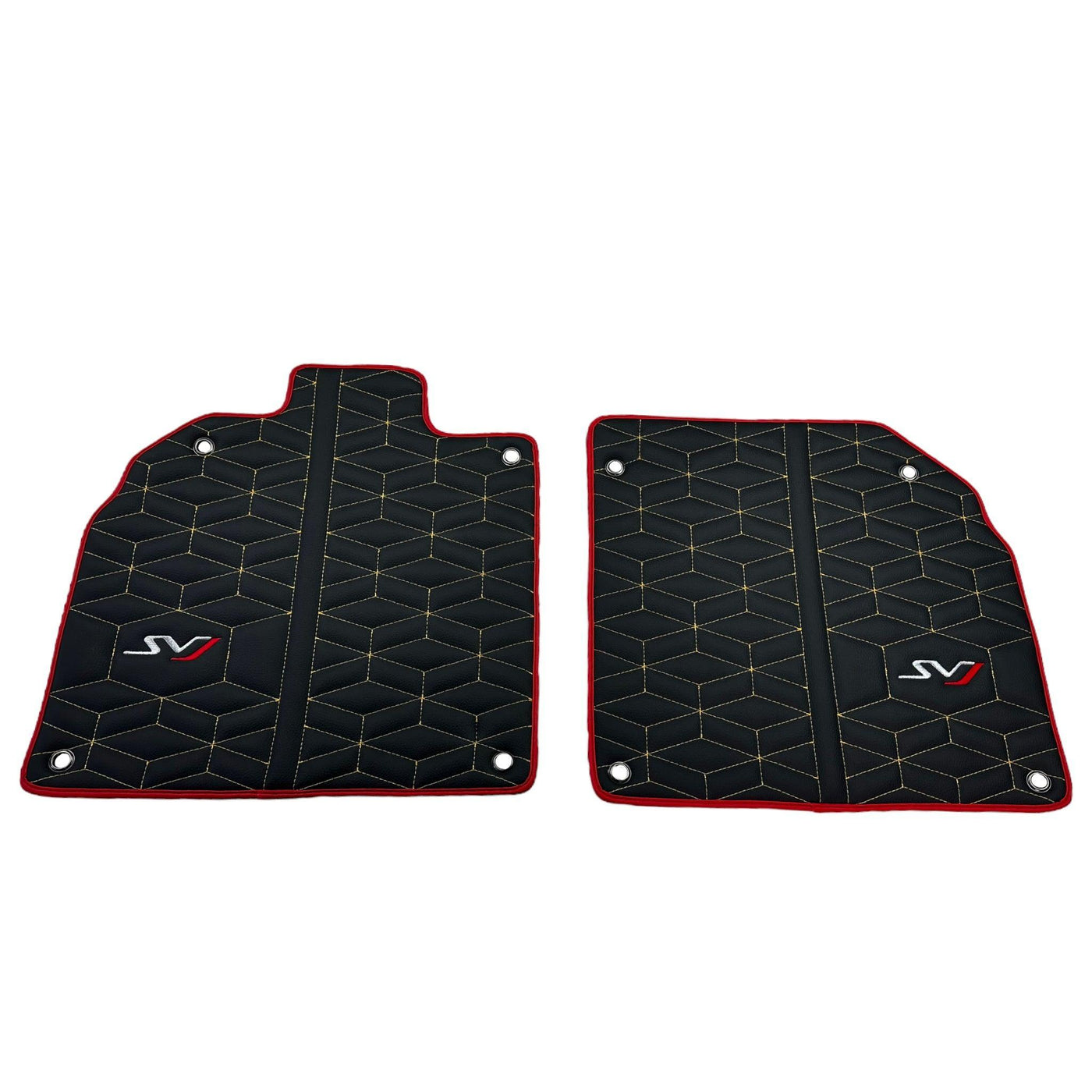 Leather Floor Mats for Lamborghini Aventador SVJ Limited Edition - AutoWin