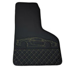 Leather Floor Mats for Lamborghini Huracan Yellow Sewing | ER56 Design - AutoWin