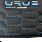 Leather Floor Mats for Lamborghini Urus with Blue Stitching - AutoWin