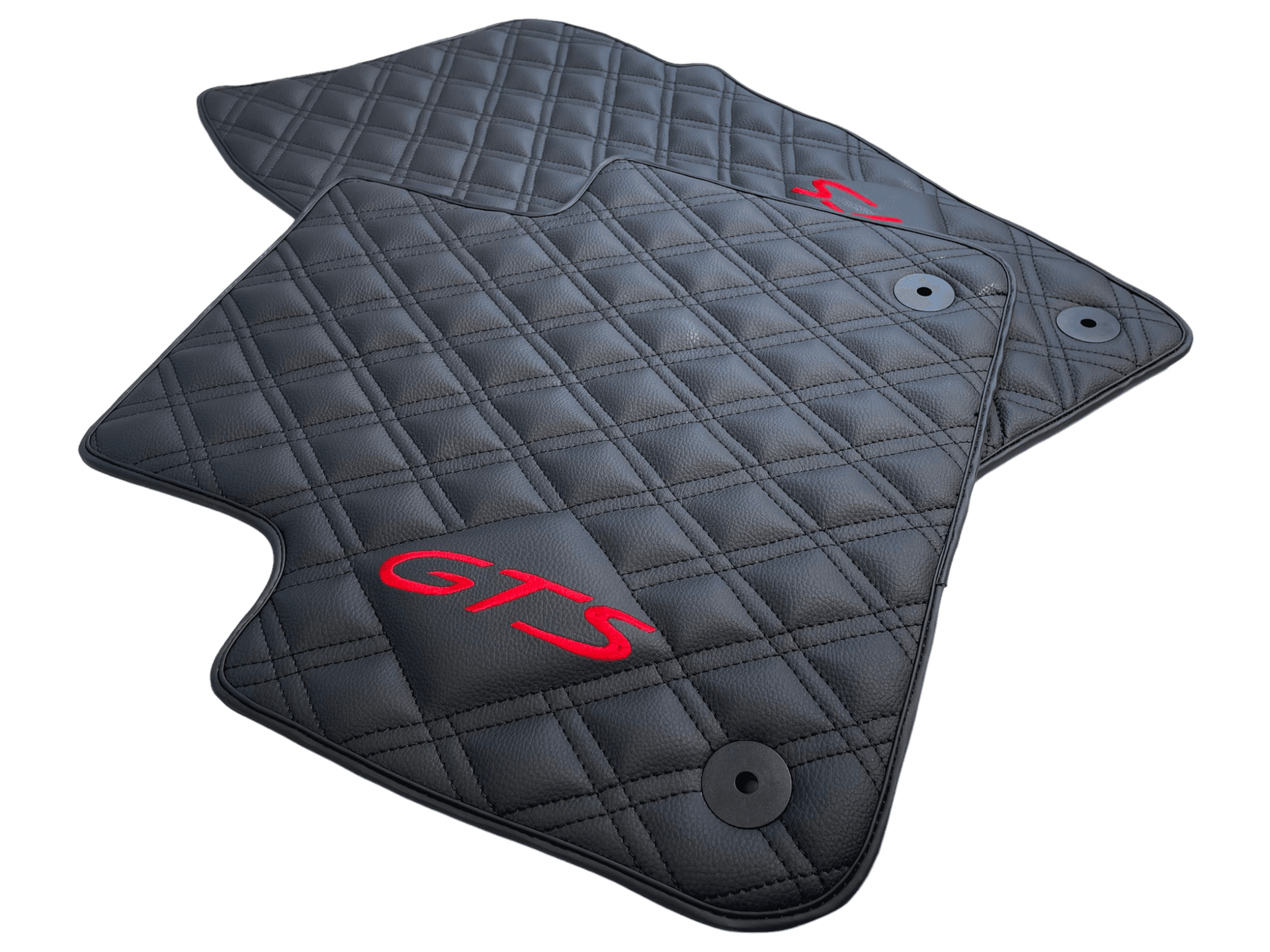 Leather Floor Mats for Porsche Cayenne (2010-2018) - AutoWin