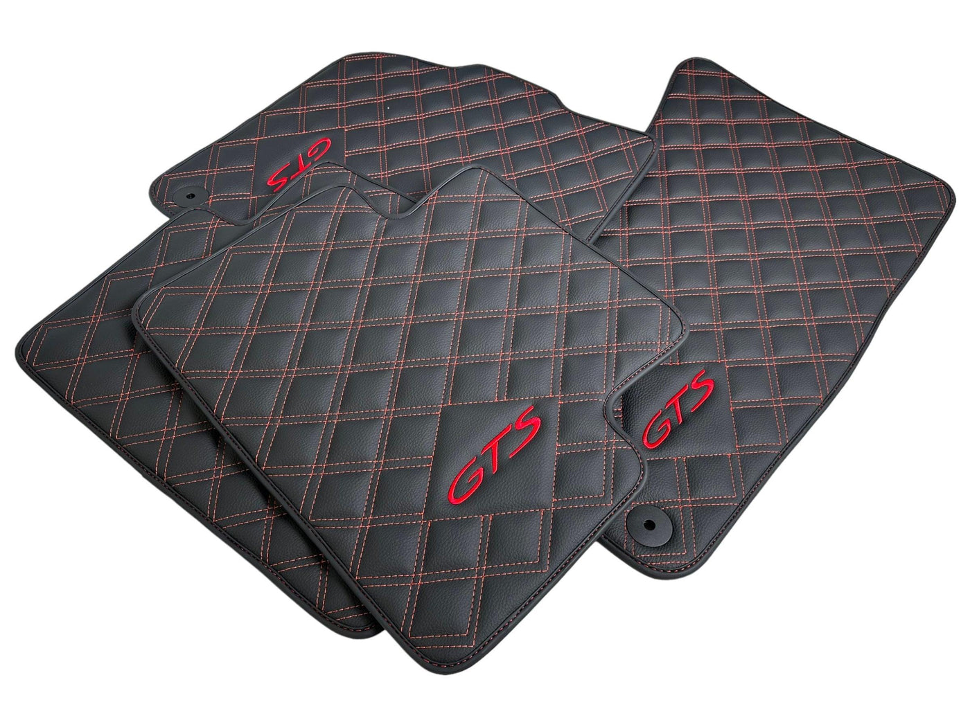 Leather Floor Mats for Porsche Panamera (2017-2023) - AutoWin