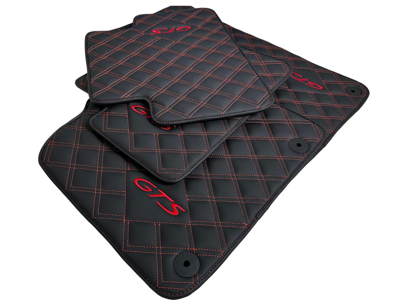 Leather Floor Mats for Porsche Panamera (2017-2023) - AutoWin