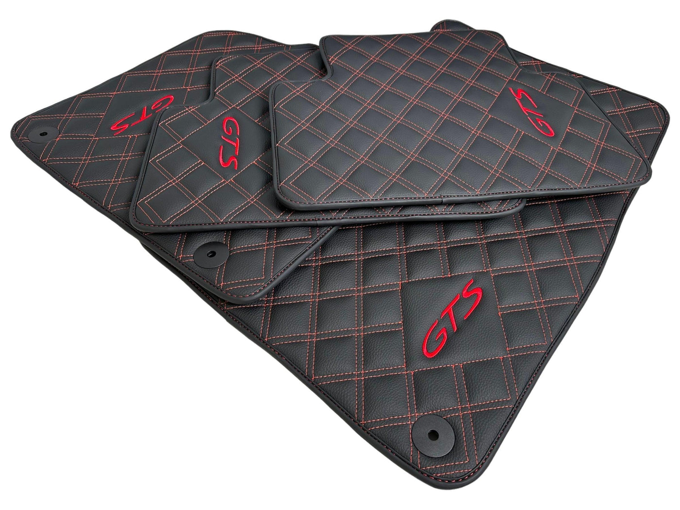 Leather Floor Mats for Porsche Taycan (2019-2023) - AutoWin