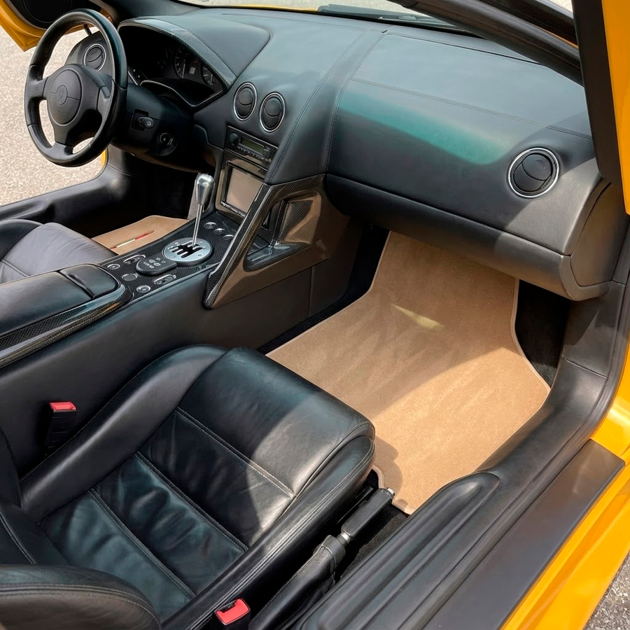 Tapis de voiture Beige Sur Mesure pour Lamborghini