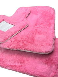Pink Sheepskin Floor Mats For Rolls Royce Spectre (2023-2024) ER56 Design Brand - AutoWin