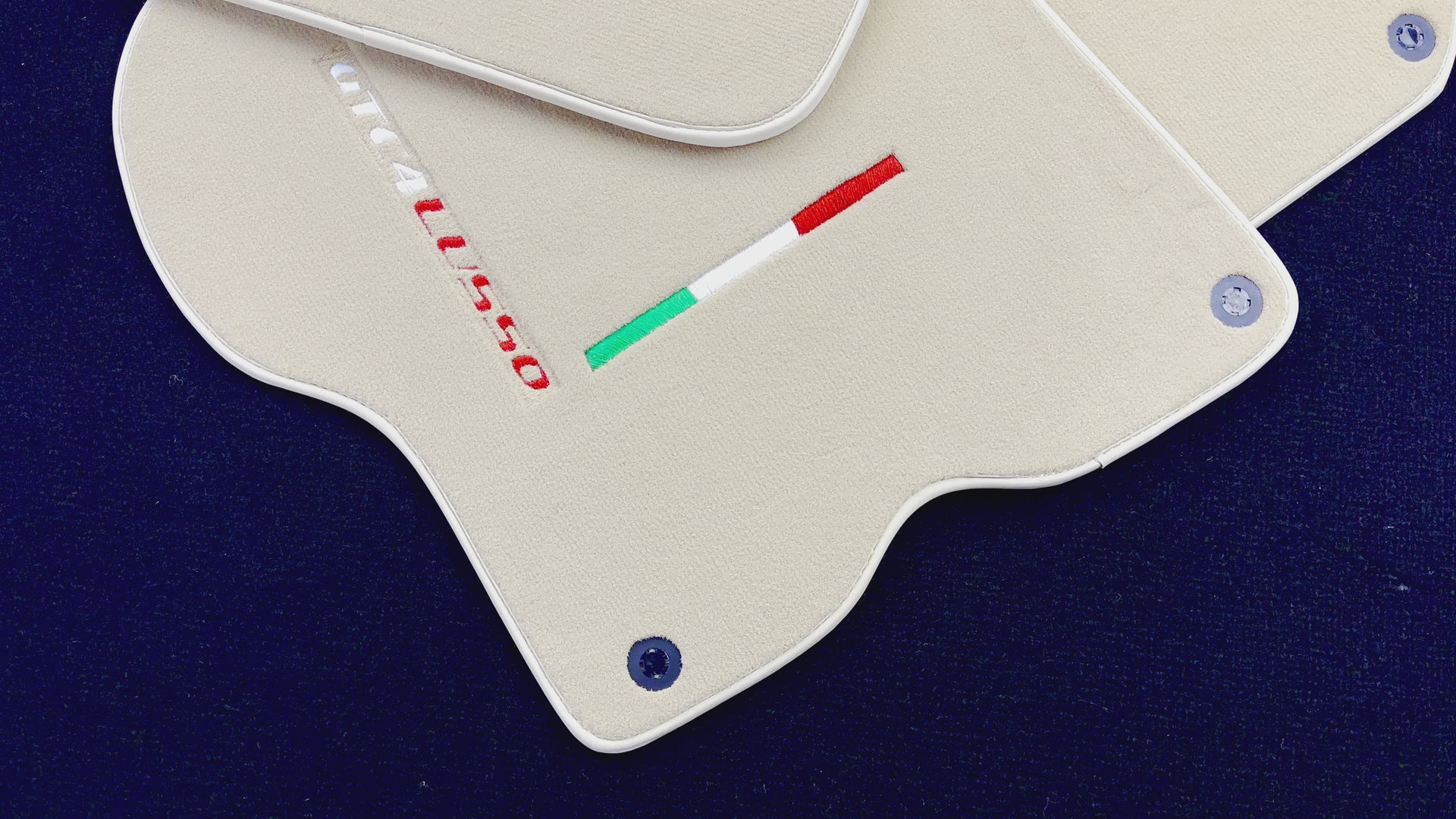 Alfombrillas beige para Ferrari GTC4 Lusso (2016-2023) Edición Italiana - AutoWin